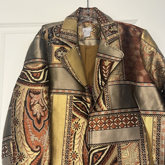 NWOT Chico's Tapestry Dreams Evening Coat - Picture 9 of 11